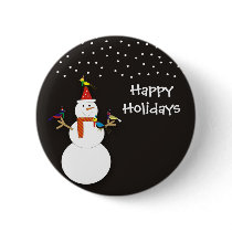 Frosty and Friends Button