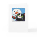 Frosty and Sox - Christmas Cat Card