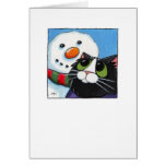 Frosty and Sox - Christmas Cat Card