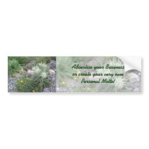 Frosty Ball: Alpine Wildflowers Bumper Stickers