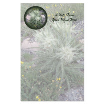 Frosty Ball: Alpine Wildflowers Customized Stationery