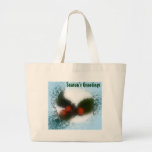 Frosty Blue Holly Berries Bag