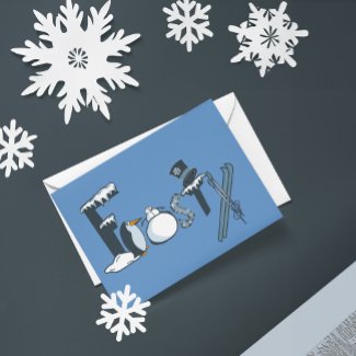 Frosty card card