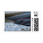 Frosty Corn Combine Tractor Head postage
