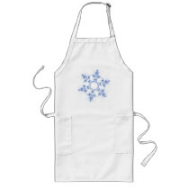 Frosty Flake Blue aprons