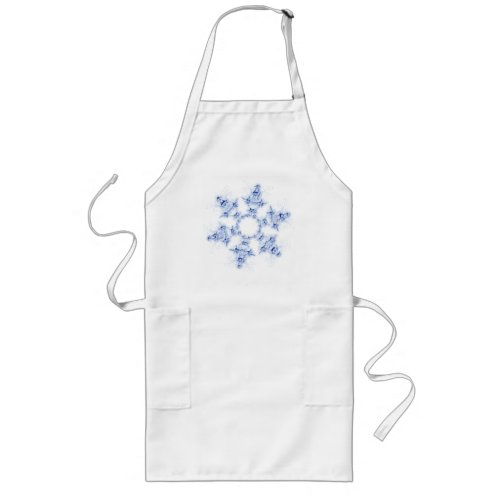 Frosty Flake Blue apron