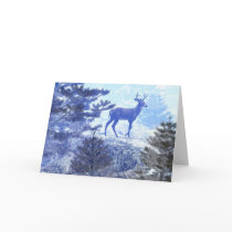 Frosty Forest Clearing cards