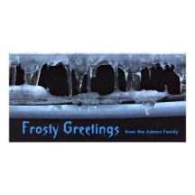 Frosty Greetings Photocard 2 Photo Cards