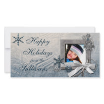 Frosty Happy Holidays photo cards