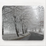 Frosty journey mousepad