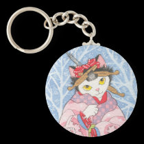 Frosty Morning keychain