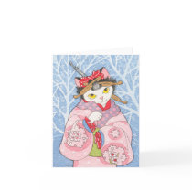 Frosty Morning note card cards