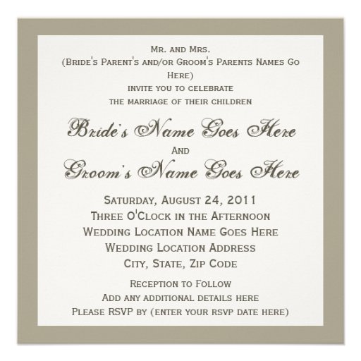 Frosty Photo Overlay Wedding Invitations