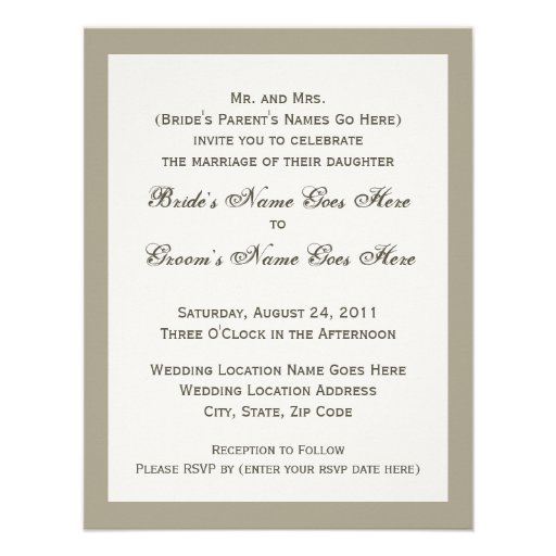 Frosty Photo Wedding Invitations