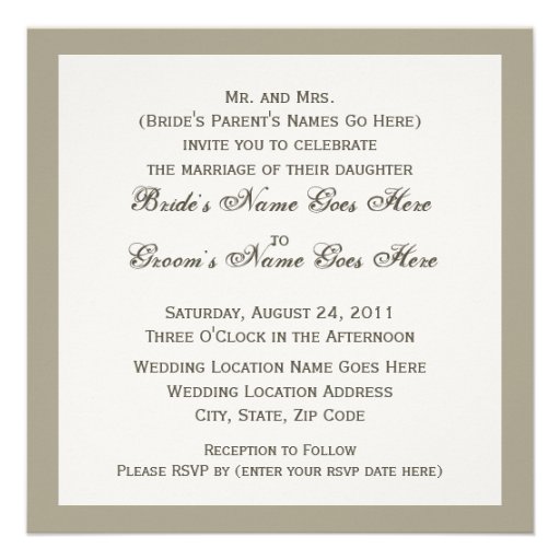 Frosty Photo Wedding Invitations