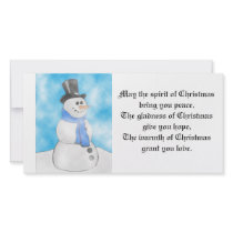 Frosty Photo Card