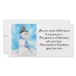 Frosty Photo Card