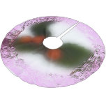 Frosty Pink Holly Tree Skirt
