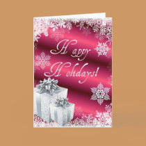 Frosty Presents cards