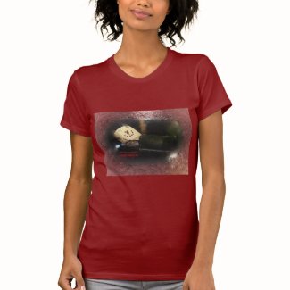 Frosty Red S'mores Snowman Tee Shirts
