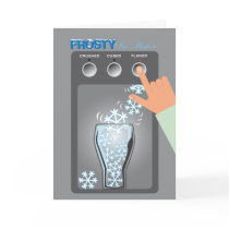 Frosty Refreshment Greeting Card