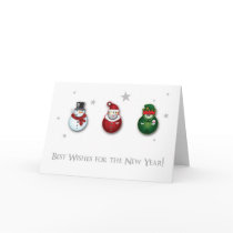 Frosty, Santa, & Elf Card