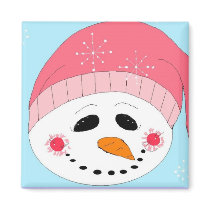 Frosty Smiles - magnet by seashell2 Frosty Smiles - magnet