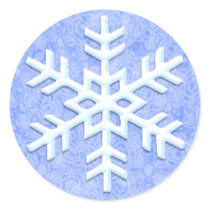 Frosty Snowflake Stickers