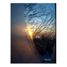 Frosty Sunrise Post Card