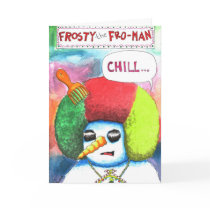 Frosty the Fro-Man Greeting Cards