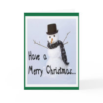Frosty The Snowman Humorous Christmas Card by gailg1957 Frosty The Snowman Humorous Christmas Card