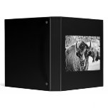 Frosty Yellowstone Bison binders