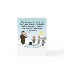 "Frosty's Bad Example" cards