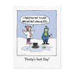 "Frosty's Last Day" Postcards