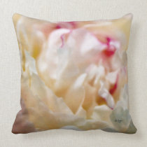 Frothy Peony Flower Pillow by Lois Bryan pillows