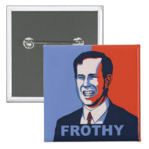 Frothy Santorum Button