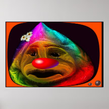 Frownie The Clown Poster