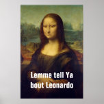 Frowning Mona Lisa Poster