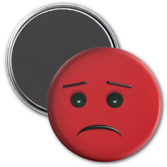 Frowny Face red