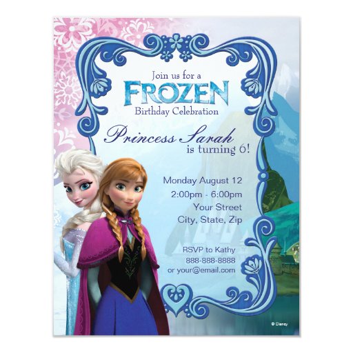 Frozen Birthday Invitation | Zazzle Frozen Birthday Invitation | Zazzle
