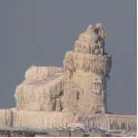 Frozen Cleveland Lighthouse Acrylic Cut Out