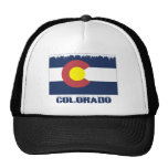 Frozen Colorado Flag Trucker Hat