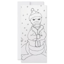 Frozen Dragon Rack Card Template