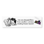 frozen heads bumper stickers