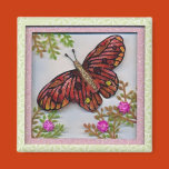 butterfly, glitter, actate, mixed, media,