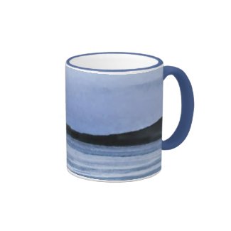 Frozen Lake Abstract Mug