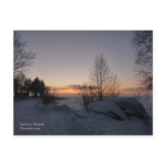 Frozen Lake Postcard
