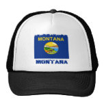 Frozen Montana Flag Trucker Hat