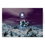 Frozen Night Greeting Card