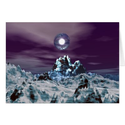Frozen Night Greeting Card by jasonmit